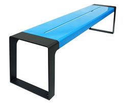 Murton steel bench for public use