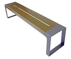 2 colour steel murton bench