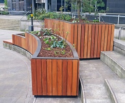 Bespoke planters - Colmore Square, Birmingham