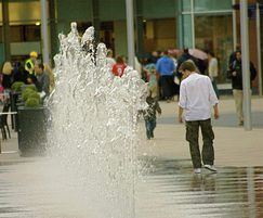 Dry plaza fountain, Liverpool One Paradise Street