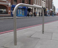 Sheffield satin polished stainless steel cycle stand