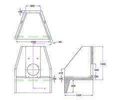 H7C headwall range, 1100mm, 1550mm, 2050mm backwall | Althon | ESI ...