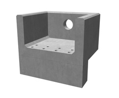 RSFA11F rectangular precast concrete headwall