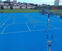 Hunter Construction (Aberdeen): New colour coating for play area in Aberdeen