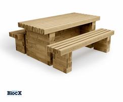 WoodBlocX Modular Street Furniture