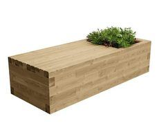 Wooden McDui planter bench