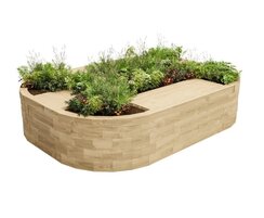 Bealach Quad bench planter