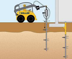 Piling services - helical piles | Keller UK | ESI External Works