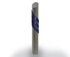 ASF 5009 bollard can have Inner steel cores added