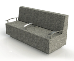 ASF Cubist Granite Bench Seat