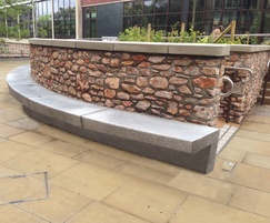 ASF Modernist Featured Granite Bench at Exeter Library