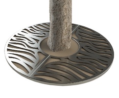 ASF Rivulet Round Stainless Steel Tree Grille