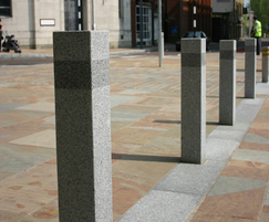 ASF Cubist granite bollards – Blackburn