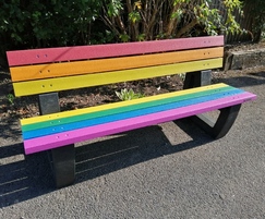 Rainbow Coloured Seat