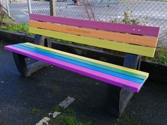 Rainbow Coloured Seat
