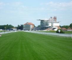 Turf was renovated at York Racecourse
