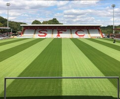 J Premier Pitch grass seed - Stevenage FC pitch