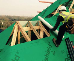 Roofshield breather membrane underlay for pitched roofs