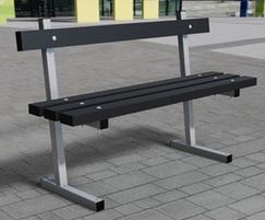 open spaces Triton - outdoor steel bench