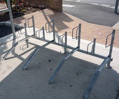 Single-sided bike rack