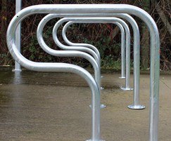 VELOPA Rugby - P-shaped cycle stand, 2 bikes