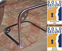 Locking point cycle stands sold secure