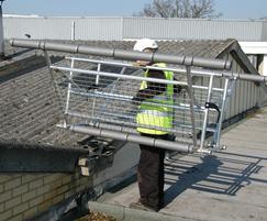 Mobile Valley Frame for fragile roof access | Safesite | ESI Building ...