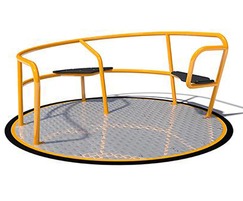 Spinmee wheelchair roundabout  for accessible play