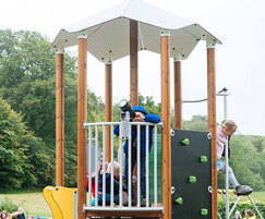 Play area activity tower
