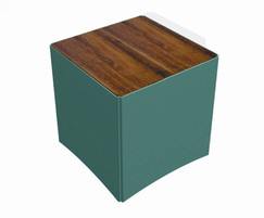 Jack cube stools can be customised with colours
