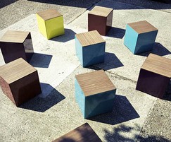 Group of Jack cube stools