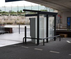Aureo shelters used for parking payment areas
