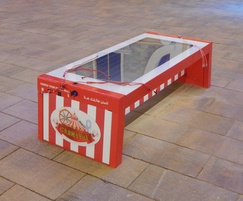 Carnival themed solar bench for Dubai project