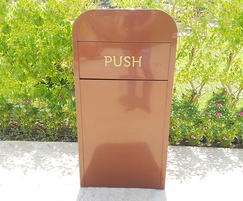 Themed outdoor litter bin for LEGOLAND Windsor Resort