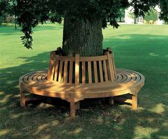 Glenham teak circular tree seat