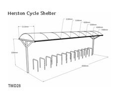 Herston cycle shelter