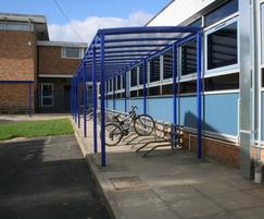 Freestanding Winterbourne cycle shelter