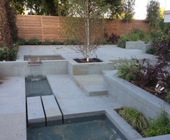 Bespoke garden design and installation for luxury home