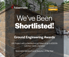 Tobermore: TOBERMORE shortlisted at Ground Engineering Awards