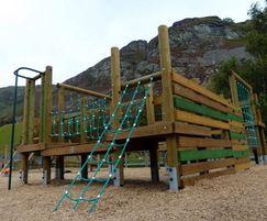 Wicksteed's play area at Elan Valley Visitor Centre