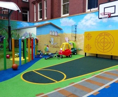 Sensory playground equipment features E-Wall