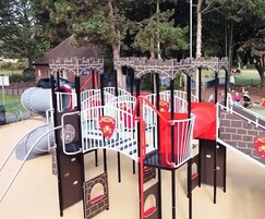 Castle-themed playground