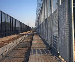 HiSec DualSkin steel mesh fencing and security toppings