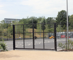 Security fencing and gates for the London Stadium