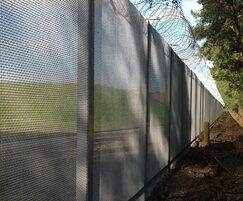 ArmaWeave® steel mesh high-security fencing