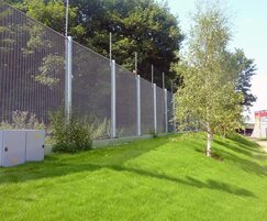 High-security fencing with additional fence topping