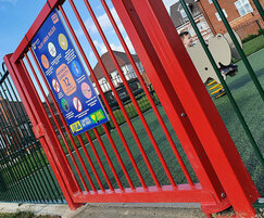 KinderGate self-closing playground gate