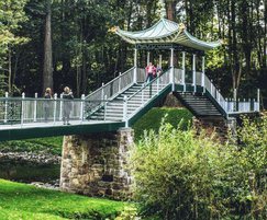 42m Chinese bridge installed at Dumfries House