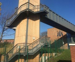 CTS Bridges: Bridge and Stairs at Dixons Trinity Academy, Leeds 