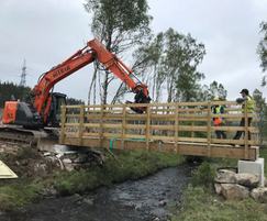 CTS Bridges: New Cycle Bridge on Affric Kintail Way, Inverness-shire